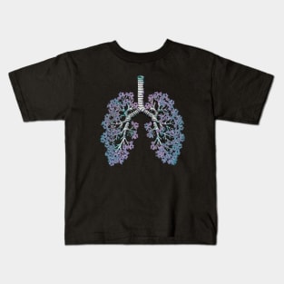 Lung Anatomy, Cancer Awareness Kids T-Shirt